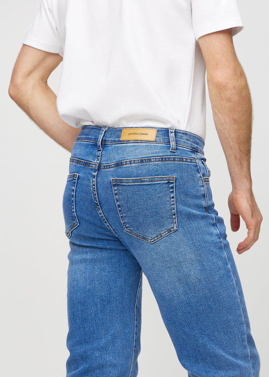 Blå jeans til mænd